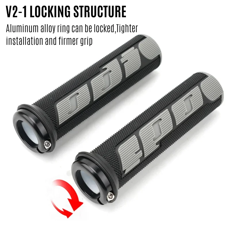 Mtb Grip Lock On - オディ自転車グリップMTBカフロックオンバイクハンドルバーグリップ滑り止め耐衝撃バーカバーマウンテンバイクフォールドBMX DHサイクリンググリップ