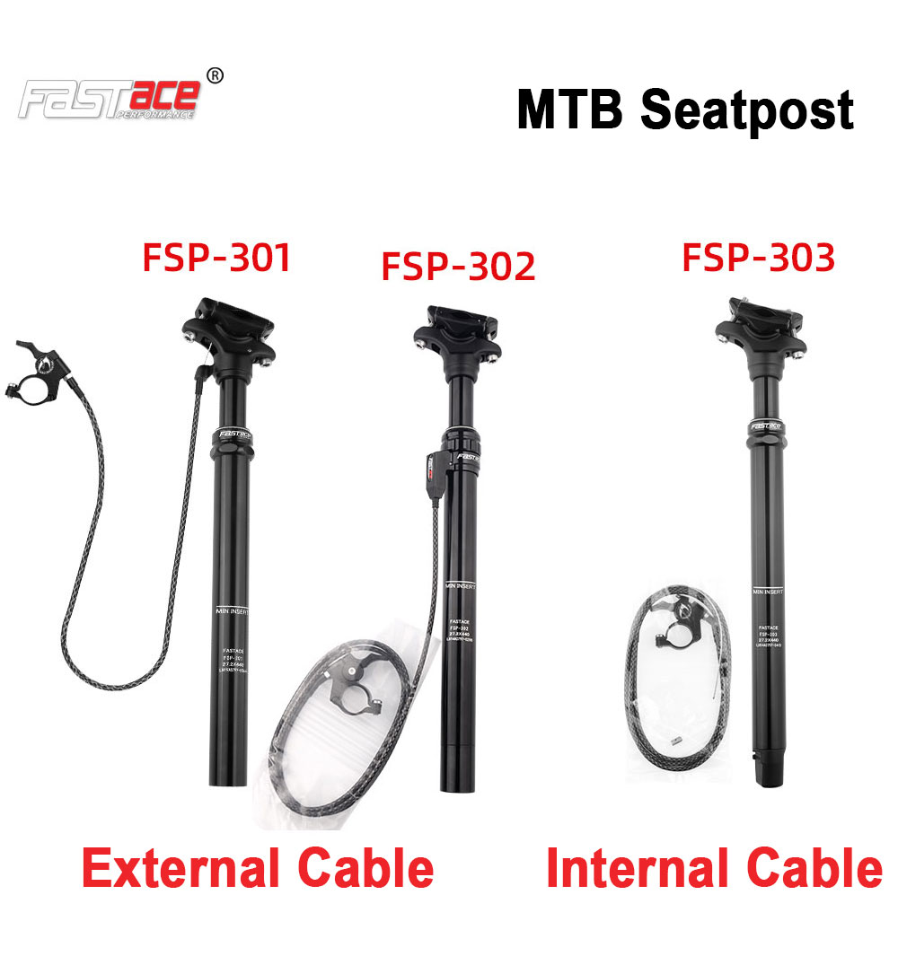 Dropper Post Remote - Fastace FSP301 302 303 MTBシートポスト 外部/内部ケーブル式