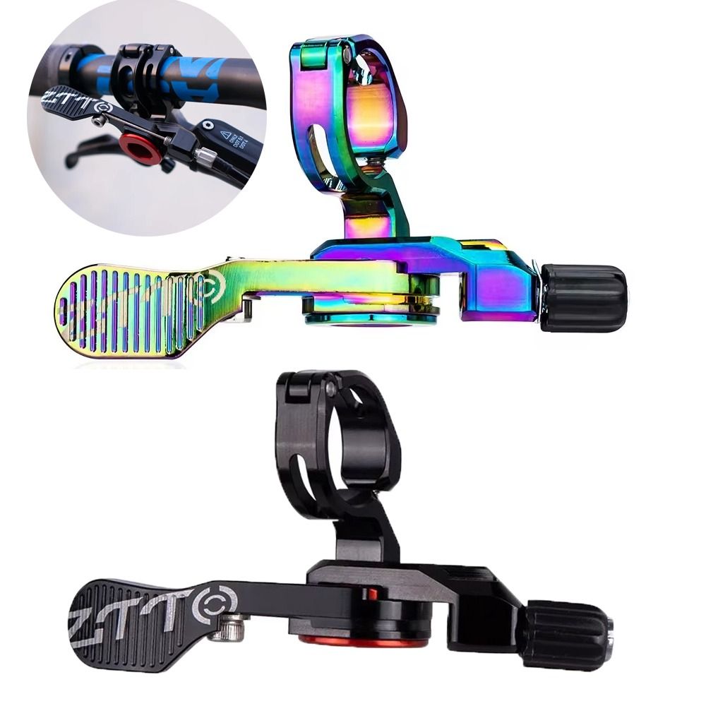 Dropper Post Remote - 調整可能なドロッパーシートポストレバー MTB グラデーションシートポスト リモートコントローラー シフター 合金製ノンスリップサイクリングパーツ
