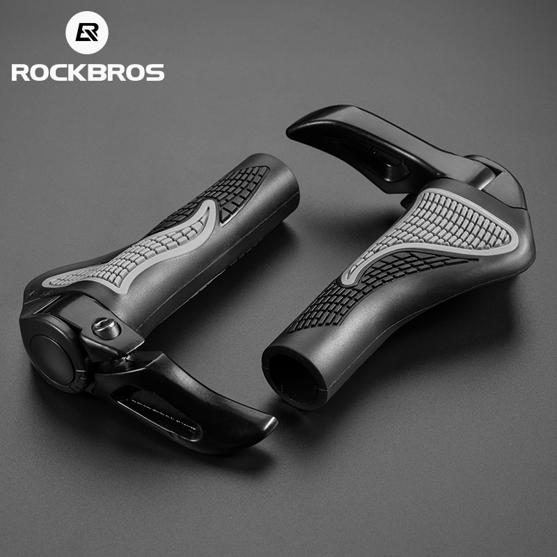 Mtb Grip Lock On - Rockbros-マウンテンバイク用のハンドルバーグリップ,自転車のハンドルバー用の耐衝撃性および防塵性グリップ