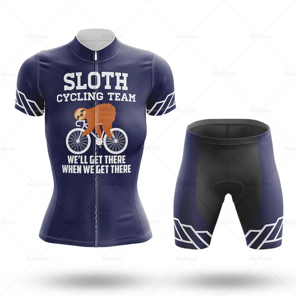 夏の女性の怠惰な新しい半袖サイクリングジャージレーシング自転 - Mountain Biking New Jersey のレビューと価格