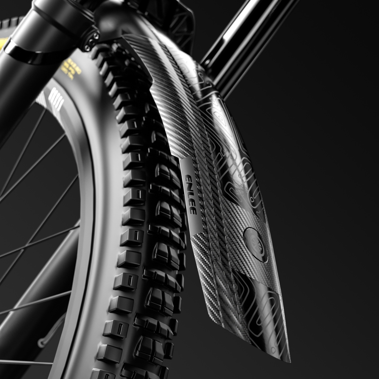 ENLEE マウンテンバイクフェンダー、ダウンヒルバイク、細 - Mountain Biking In The Rain のレビューと価格