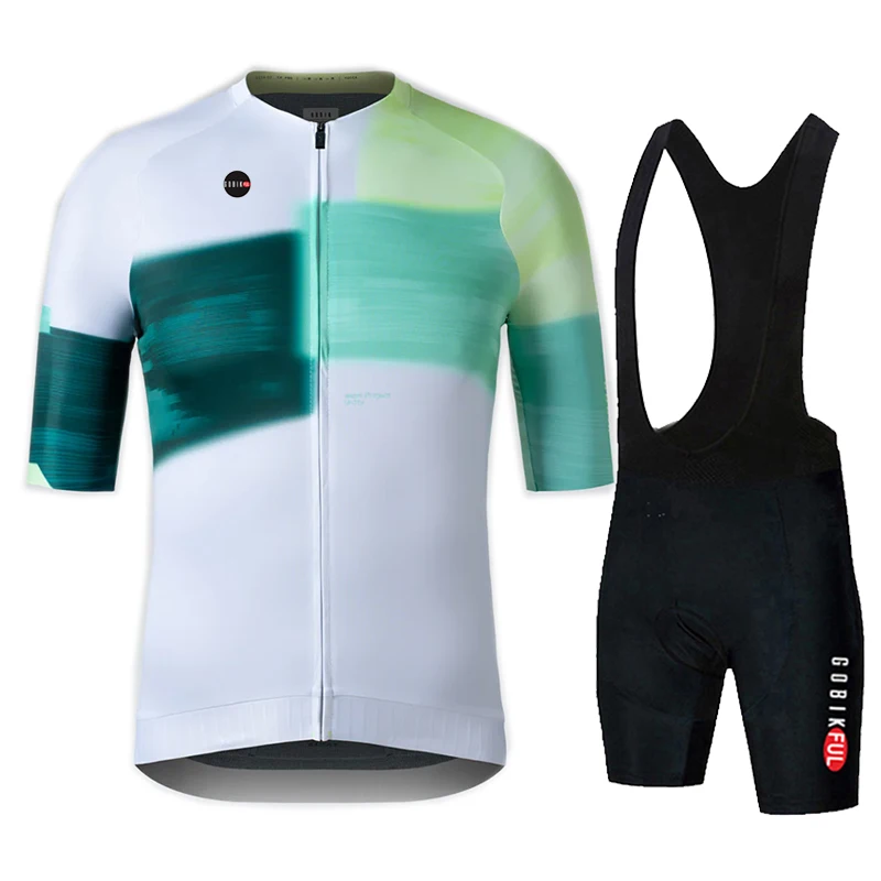 Gobik 夏メンズ半袖サイクリングショーツサスペンダーセッ - Mountain Biking New Jersey のレビューと価格
