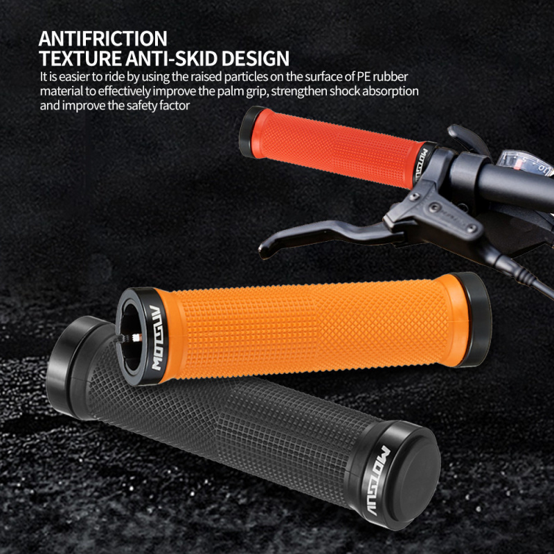 ダブルロックオンMTBマウンテンバイクハンドルバーグリップ、 - Mtb Grip Lock On のレビューと価格