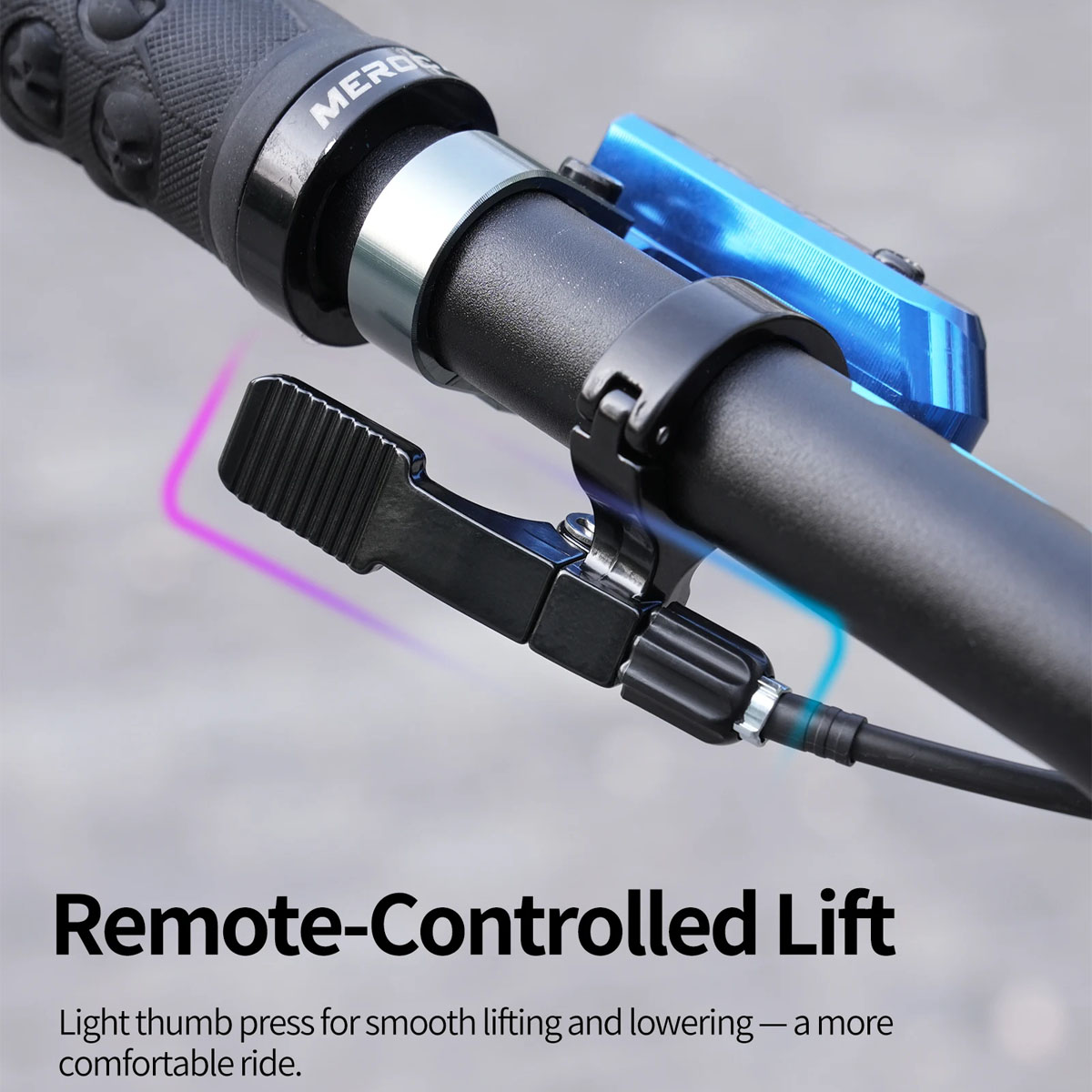 ワイヤレスドロッパーシートポストMTB伸縮式27.2/30. - Dropper Post Remote のレビューと価格