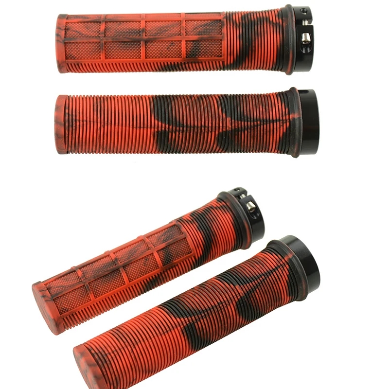 TPR 自転車グリップ一体型自転車ハンドルバーグリップアルミ - Mtb Grip Lock On のレビューと価格