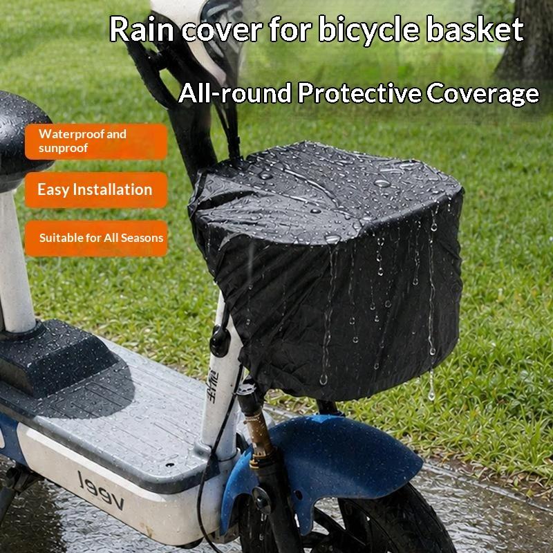 防水自転車バスケットライナー レインカバー 伸縮性のあるエッ - Mountain Biking In The Rain のレビューと価格