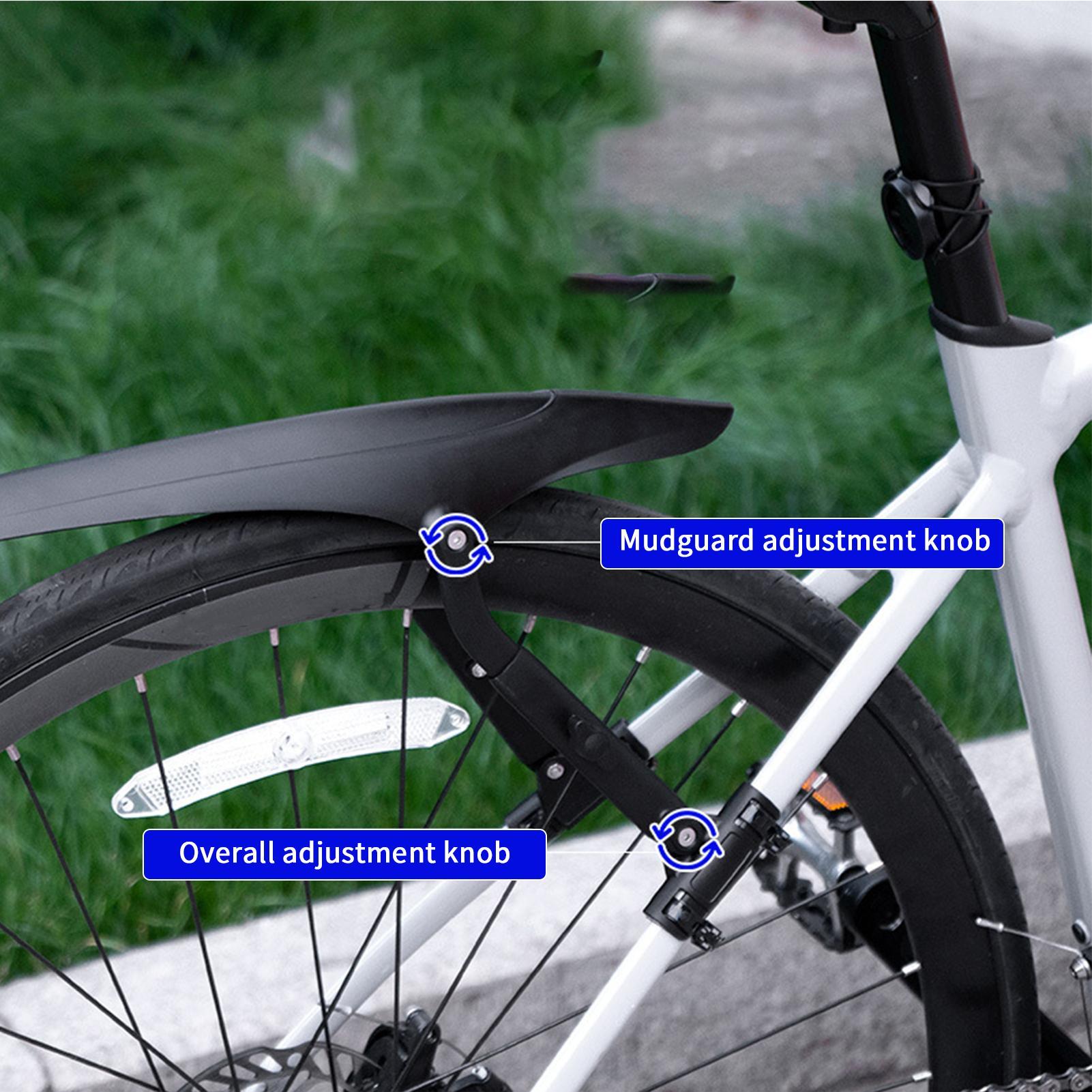 マウンテンバイクマッドガード調整可能なバイクタイヤマッドガー - Mountain Biking In The Rain のレビューと価格
