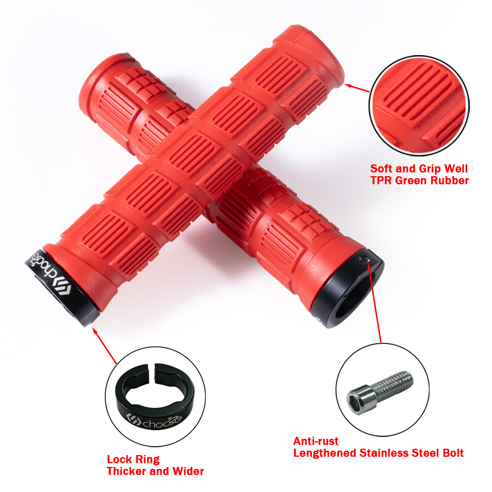 Chooee マウンテンバイクハンドルバーグリップ 滑り止め - Mtb Grip Lock On のレビューと価格