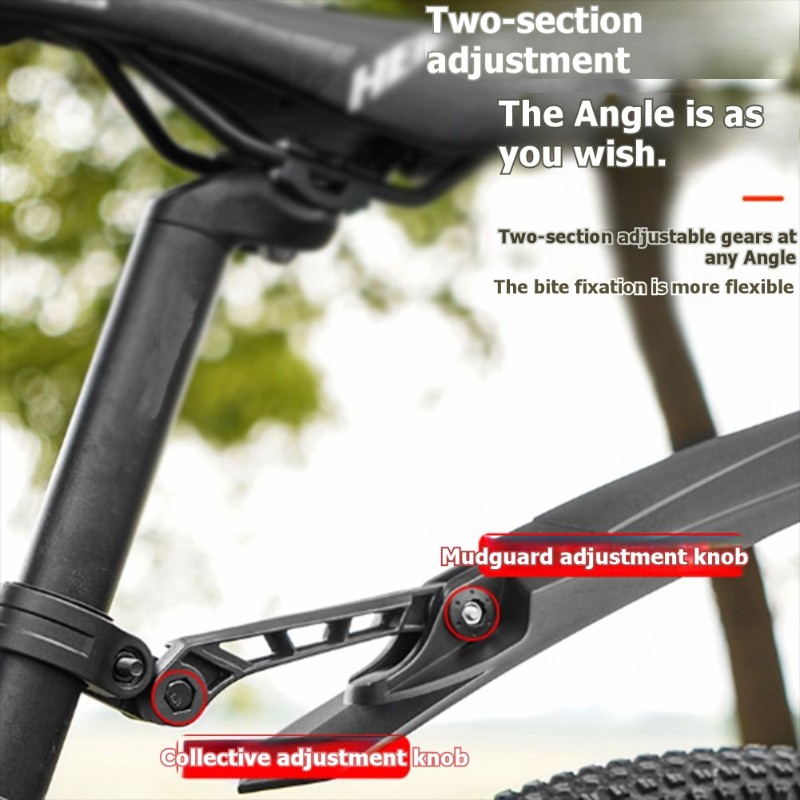 自転車マッドガードセット ユニバーサル 26/27.5 イン - Mountain Biking In The Rain のレビューと価格