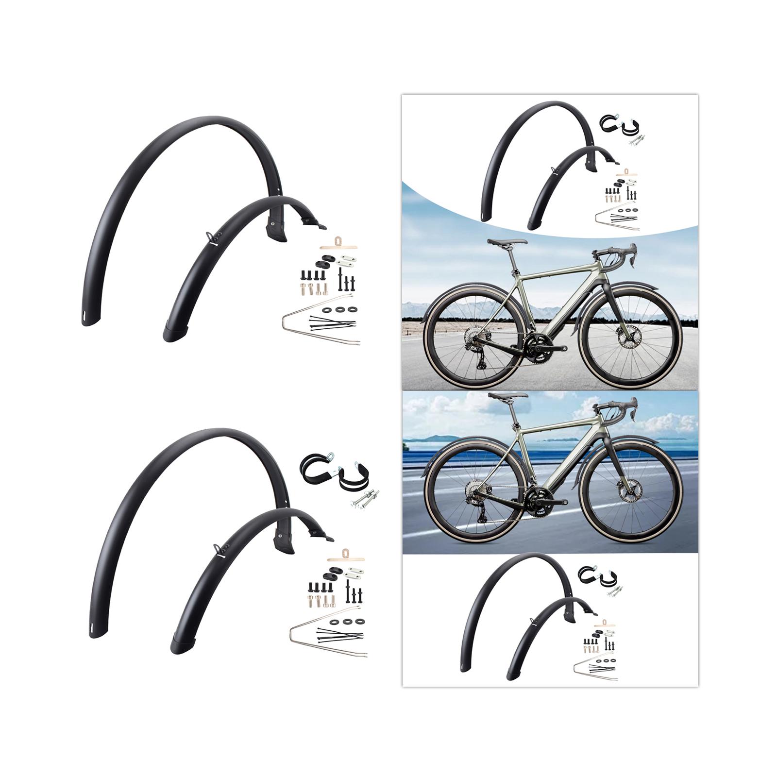 2x ロードバイクフェンダーサイクリングアクセサリー交換用マ - Mountain Biking In The Rain のレビューと価格