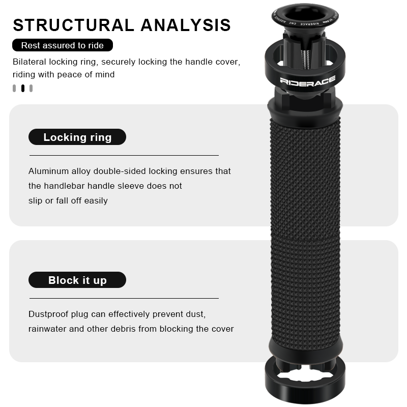 1ペア自転車グリップ、エンドキャップ付き固定ギアロックオンリ - Mtb Grip Lock On のレビューと価格