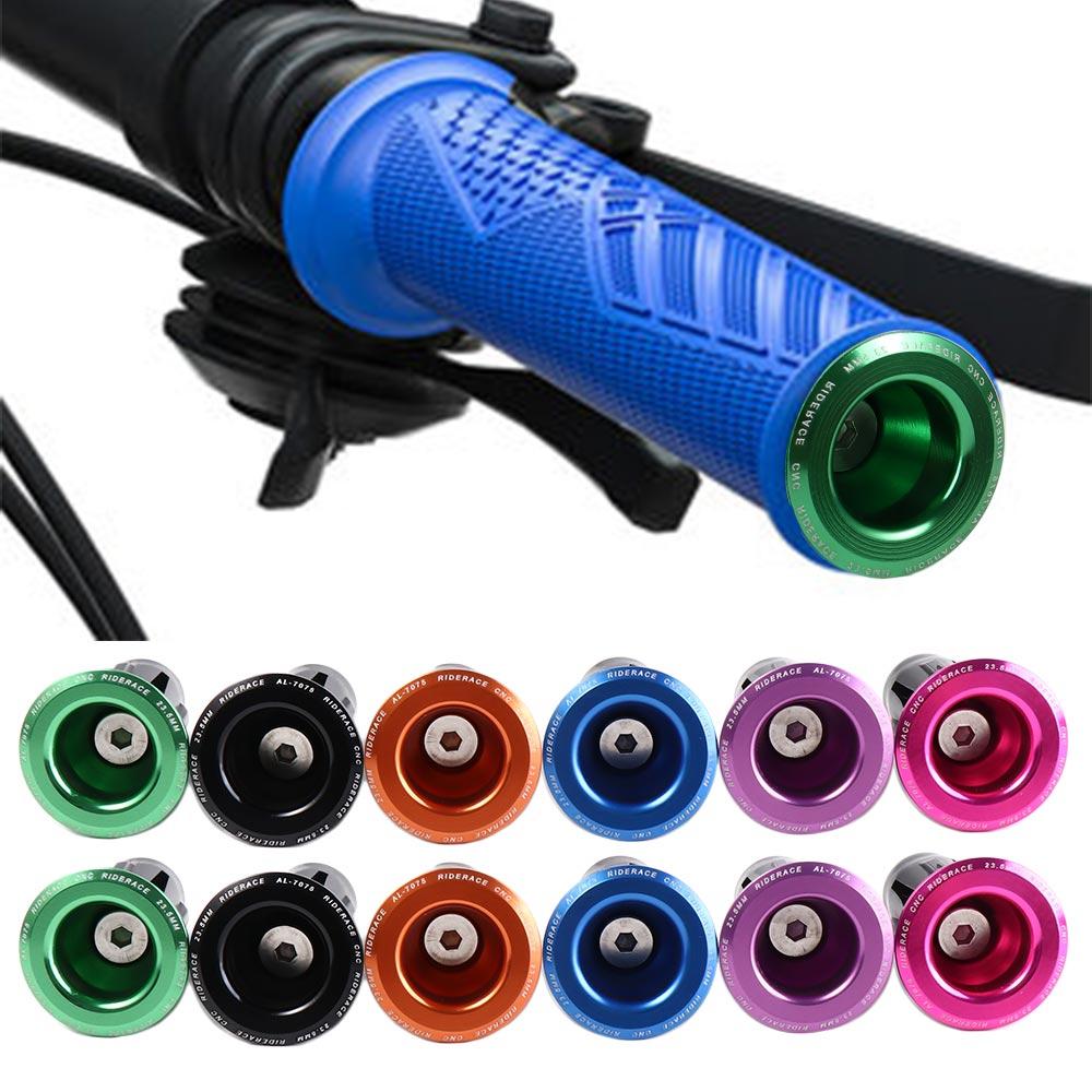 アルミ合金自転車ハンドルバーエンドキャップ、mtbグリッププ - Mtb Grip Lock On のレビューと価格