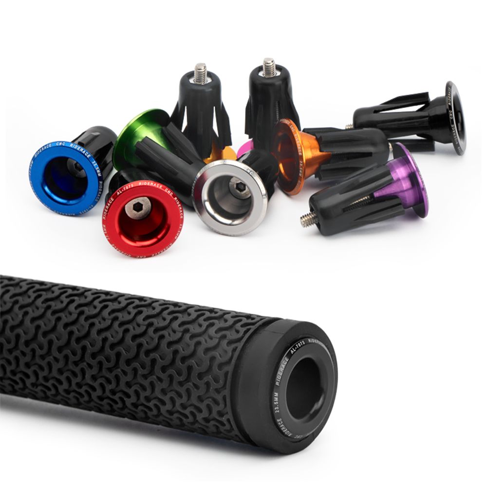 アルミ合金自転車ハンドルバーエンドキャップ、mtbグリッププ - Mtb Grip Lock On のレビューと価格