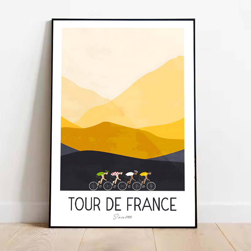 水彩サイクリングレースサイクリストツール・ド・フランスマウン - Mountain Biking Pictures のレビューと価格