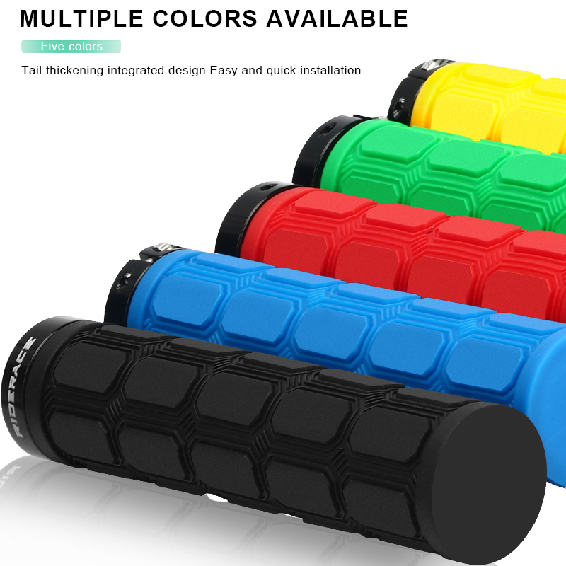 RIDERACE 自転車ハンドルバーカバー ラバー製 耐衝撃 - Mtb Grip Lock On のレビューと価格