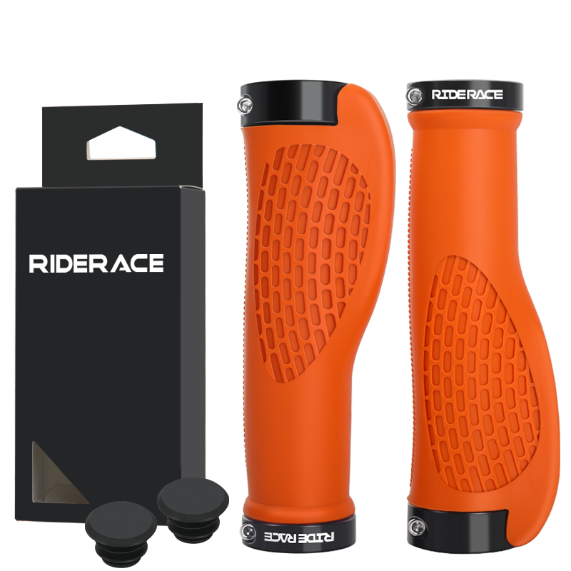 ライダーレースバイクラバーグリップMTBデュアルロックハンド - Mtb Grip Lock On のレビューと価格