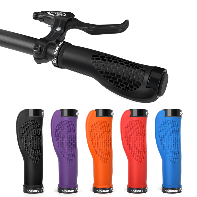 ライダーレースバイクラバーグリップMTBデュアルロックハンド - Mtb Grip Lock On のレビューと価格